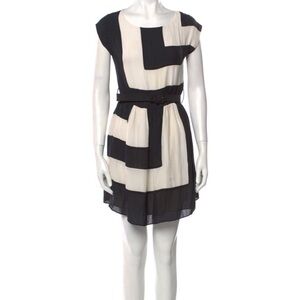 Alice + Olivia Silk Shift Dress.